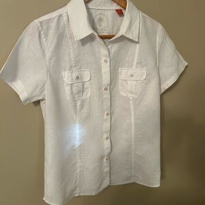 Tommy Bahama White Linen Shirt